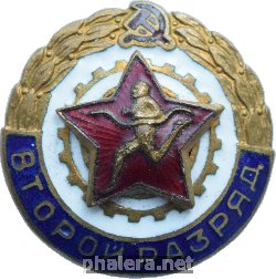 Нагрудный знак Второй Разряд 