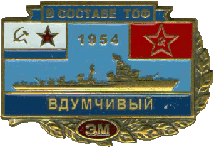 Нагрудный знак ЭМ Вдумчивый 
