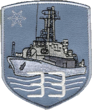 Знак Патрульный катер 33