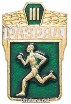 Нагрудный знак 3 Разряд 