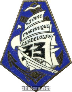 Знак 33Й Колониальный пехотный полк