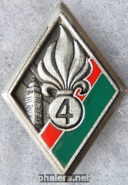 Нагрудный знак 4 пехотный полк иностранного легиона 