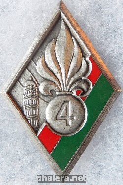 Нагрудный знак 4 пехотный полк иностранного легиона 
