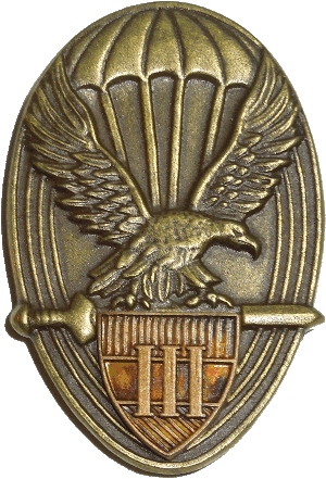 Знак Парашютист 3 класса