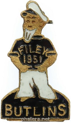 Знак Butlins Filey 1951