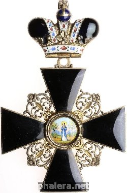 Знак Order Of St Anne, Cross. 1st Class with Imperial Crown