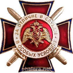 Нагрудный знак За отличие в службе в особых условиях 