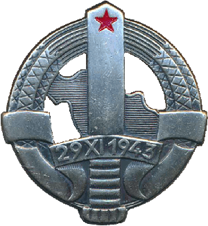 Знак BORDER GUARD BREAST BADGE