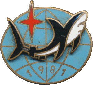 Знак АПЛ ТК-208 Дмитрий Донской 1981