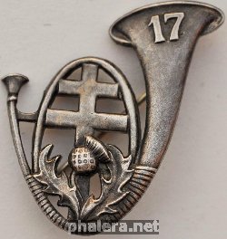 Знак 17 альпийский стрелковый батальон