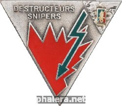 Знак 2 полк иностранного легиона, 4 рота снайперов