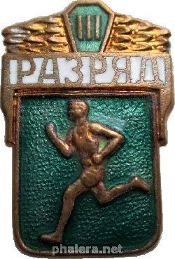 Нагрудный знак 3 разряд 
