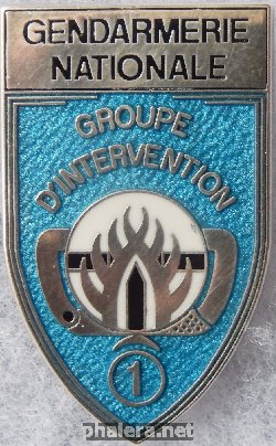 Знак Группа вмешательства жандармерии