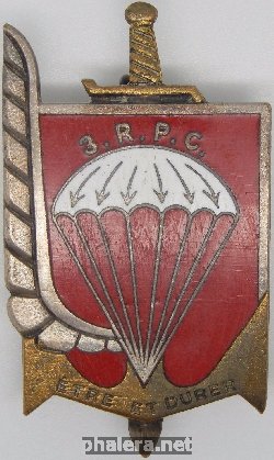 Знак 3 парашютный колониальный полк