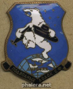 Нагрудный знак 33 дивизия подводных лодок СФ 