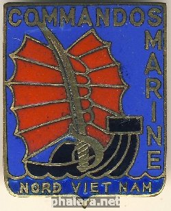 Знак Commandos marine Indochine