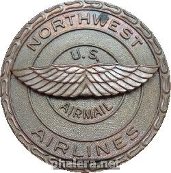 Знак Northwest Airlines кокарда