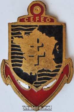 Знак Французский экспедиционный корпус на Дальнем Востоке CEFEO 