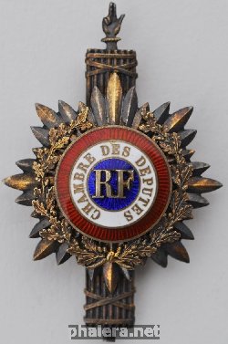 Знак Палата депутатов, 3-яя Республика