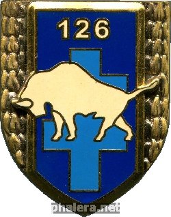 Нагрудный знак 126й пехотный полк 