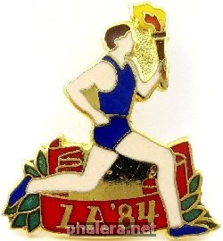 Знак Олимпийские игры 1984 Лос-Анджелес